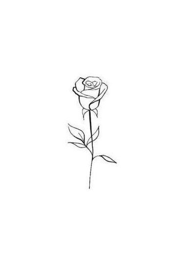 a black and white drawing of a single rose on a white background with the word love written below it