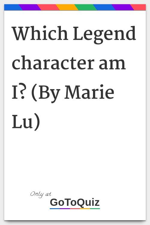 the title for which legend character am i? by marie lu