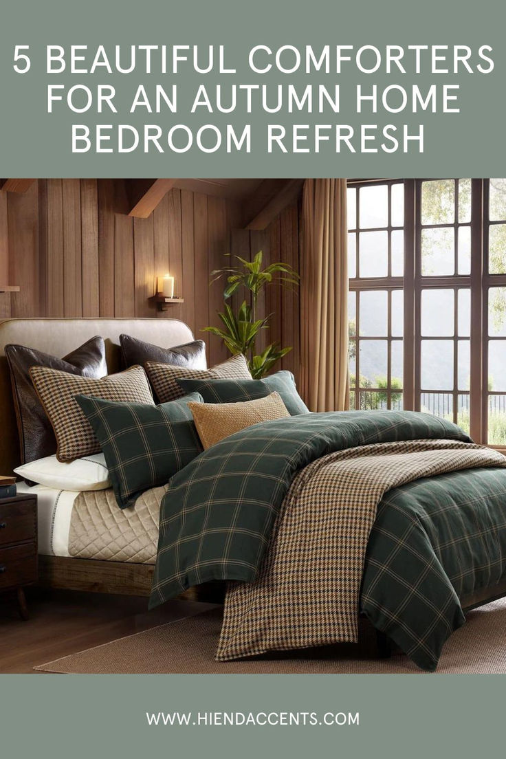 Windowpane Bedding Set+ Autumn Home Bedroom Refresh