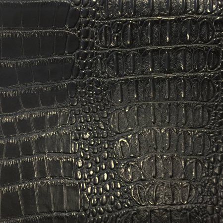 an alligator skin texture is shown in black