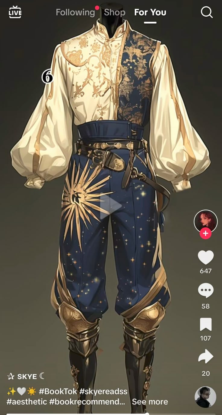 an image of a costume on the app store's mobile page, which is showing it