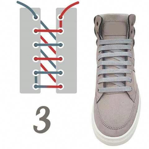 #tennishacks Simpul Dasi, Shoe Lacing Techniques, Ways To Lace Shoes, How To Tie Shoes, Shoes Hack, Lace Styles, Tie Shoelaces, Shoe Lace Patterns, Diy Shoes