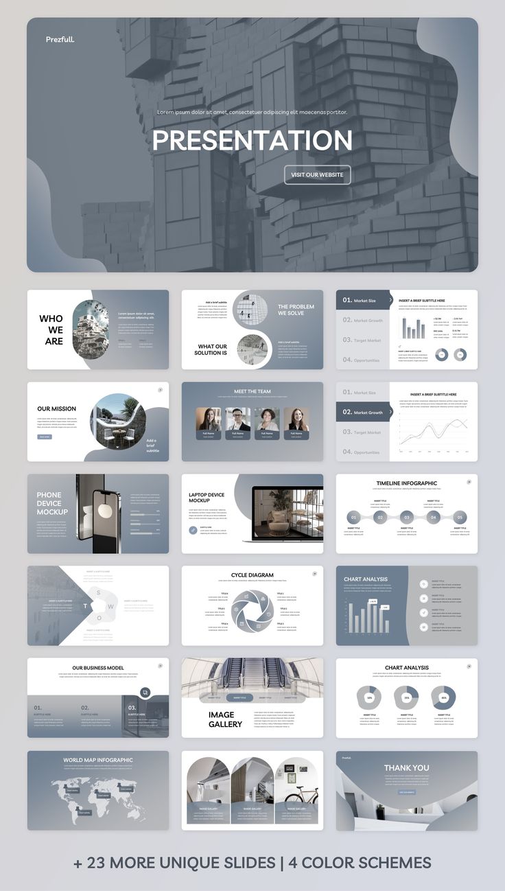 the powerpoint presentation is displayed in grey and gray tones, with an abstract background