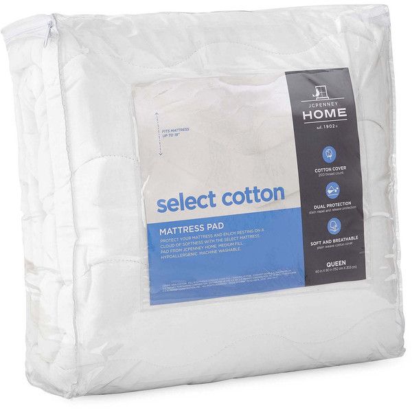 the home collection select cotton mattress pad