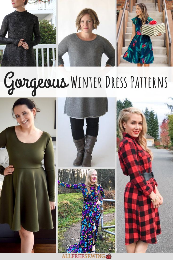 the top 20 gorgeous winter dress patterns for women to wear all over the place in their wardrobe