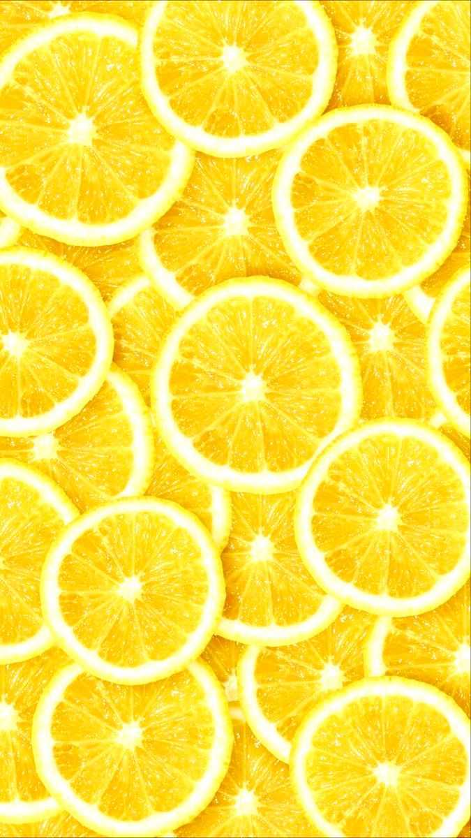 many slices of lemon are arranged in a pattern