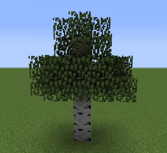 an image of a tree in minecraft