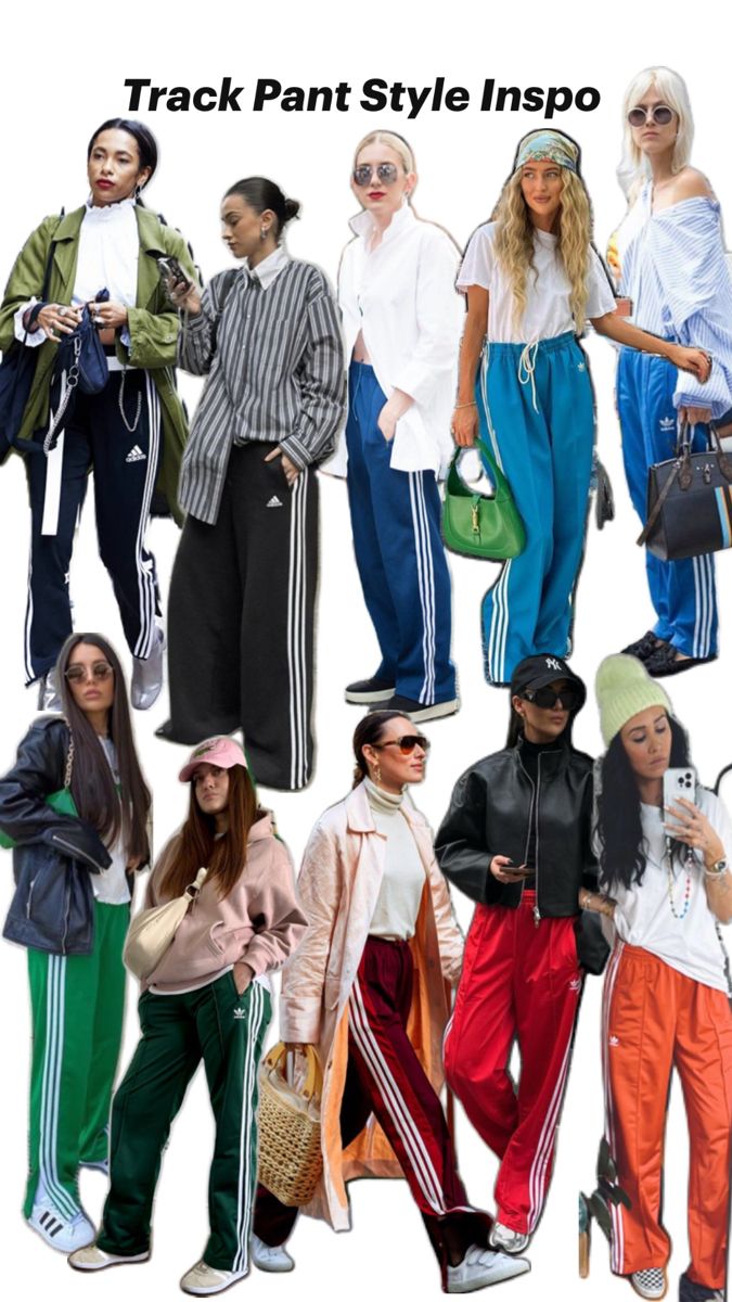 track pant outfits Adidas Track Pants Outfit, Adidas Street Style, Adidas Pants Outfit, Looks Adidas, Track Pants Outfit, Celana Fashion, Look Boho Chic, Look Adidas, Adidas Track Pants