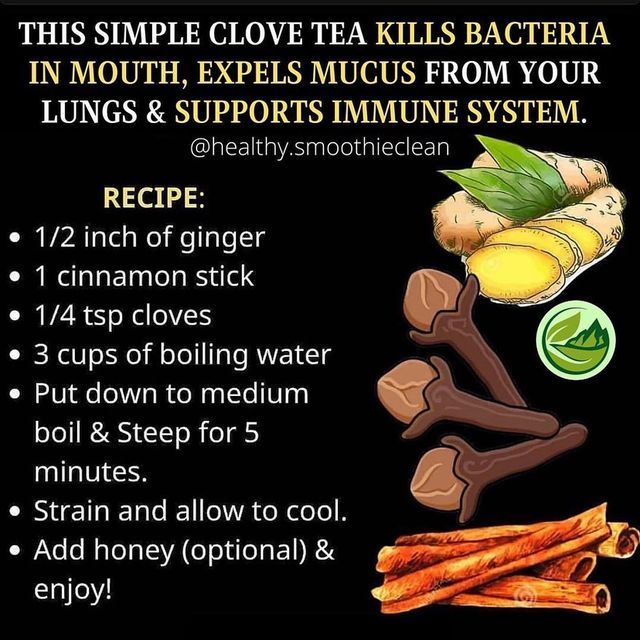 Clove Tea, Herbal Remedies Recipes, Cinnamon Tea, Smoothie Challenge, Healthy Teas, Home Health Remedies, Ginger Recipes, Herbs For Health, Tea Benefits