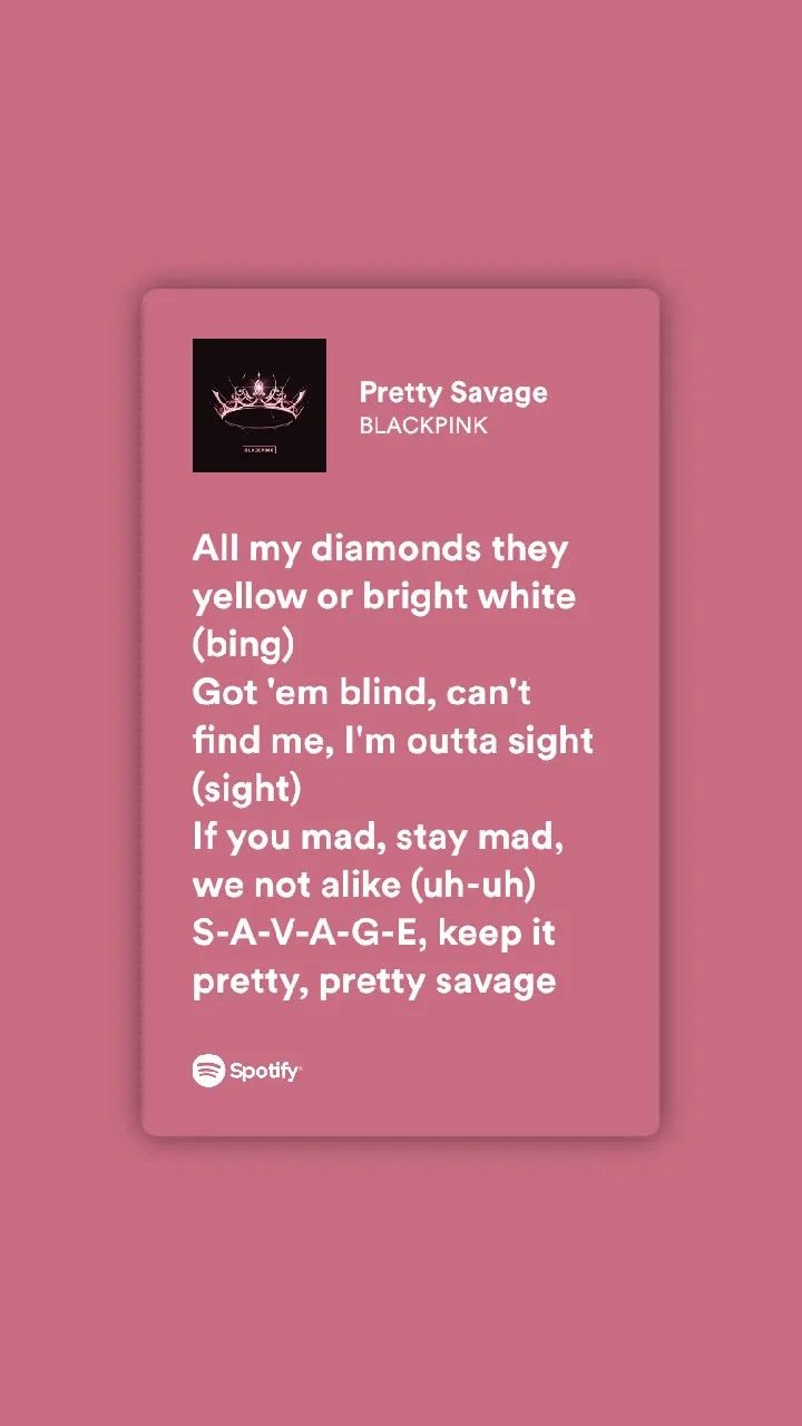 a pink background with the words pretty savage on it