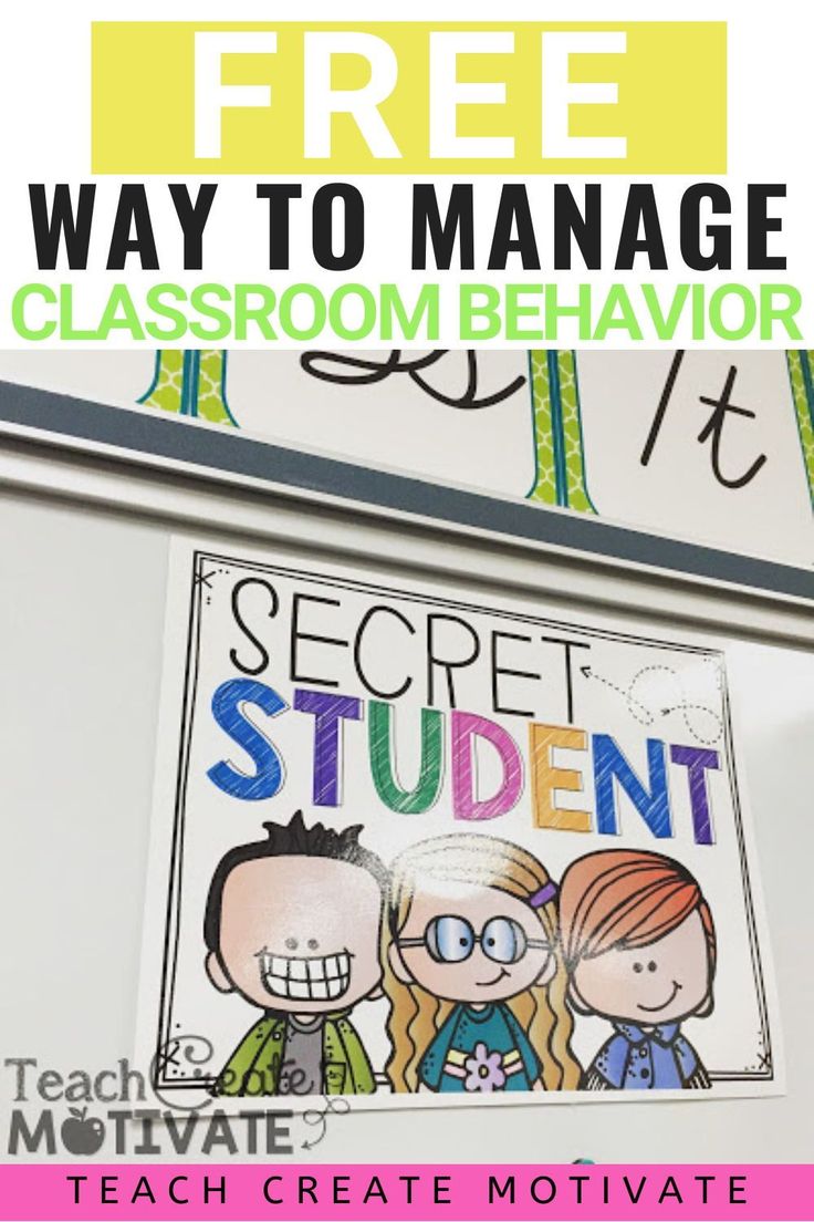 a classroom poster with the words, free way to manage classroom behavior and teach students how to