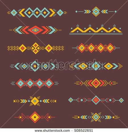 Native American Face Paint, Minecraft Pattern, Aztec Symbols, Navajo Pattern, Muster Tattoos, Macrame Wall Hanging Diy, Pichwai Paintings, Textile Prints Design, Indian Patterns