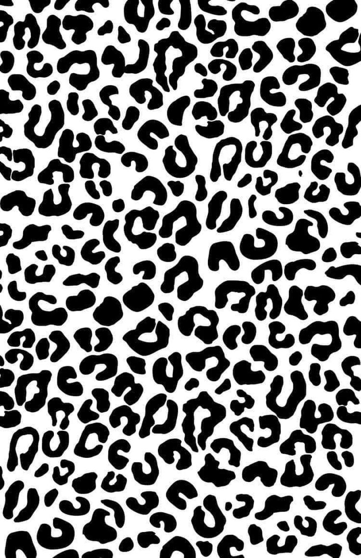 a black and white animal print pattern