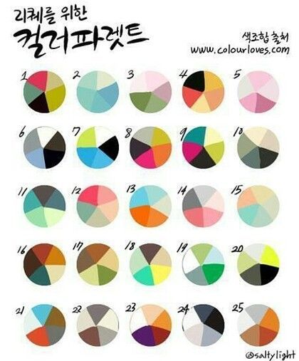 a poster with different colors and numbers in korean characters on it's side, including the