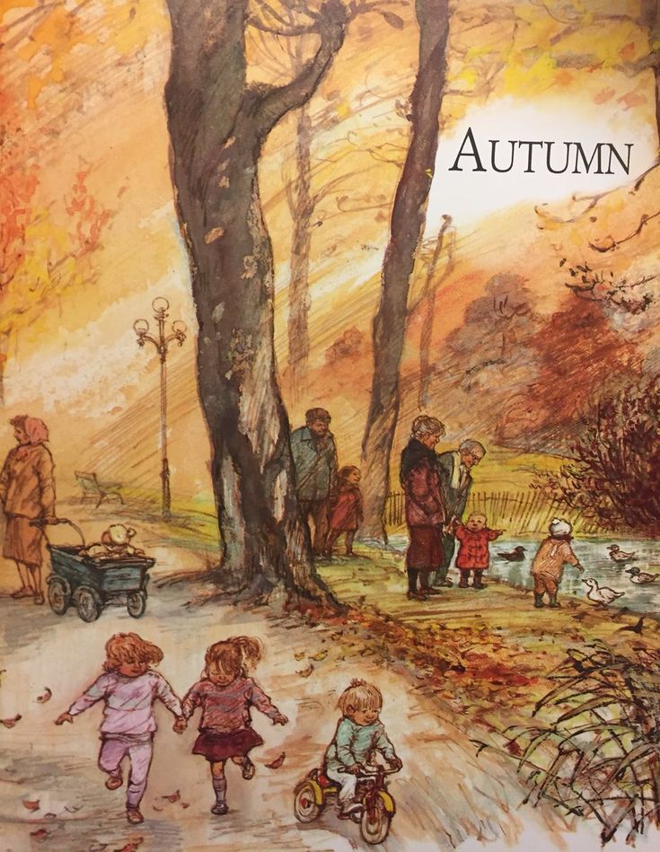 an image of children playing in the autumn