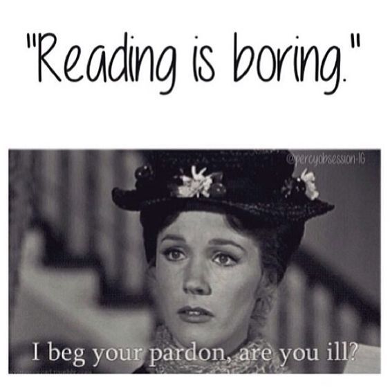 a poster with an image of a woman wearing a hat and the words reading is boring