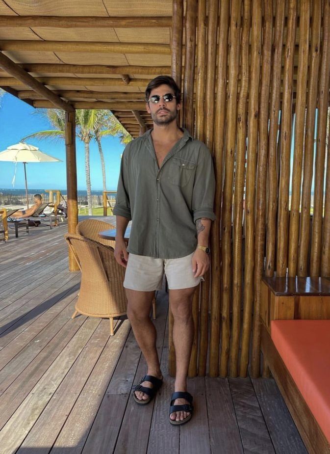 Mens Vacation Outfits, Vacation Outfits Men, Beach Outfit Men, Ibiza Outfits, Classy Outfits Men, Mens Summer Outfits, Mens Casual Outfits Summer, Europe Outfits, Italy Outfits