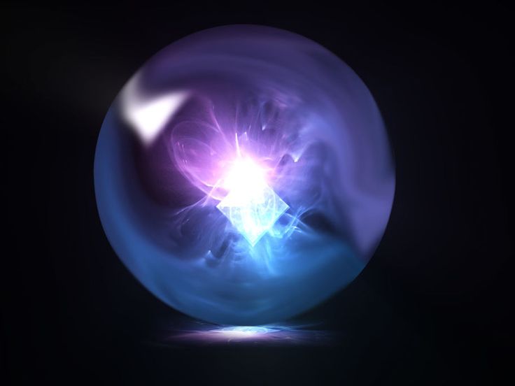 an image of a ball with lightening in it