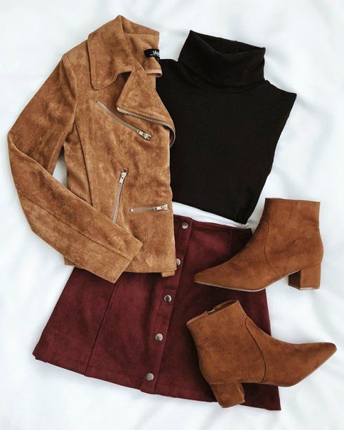 We can honestly say that we are in love with this Suede Jacket 😩😍😍 #suede #jacket #fashiongirl #dailydarling #ootd #fall #affiliate #lulus Elegante Casual, Winter Mode, Mode Inspiration, Fall Winter Outfits, Outfits Casuales, Fall Outfit, Cute Casual Outfits, Teen Fashion, Lany