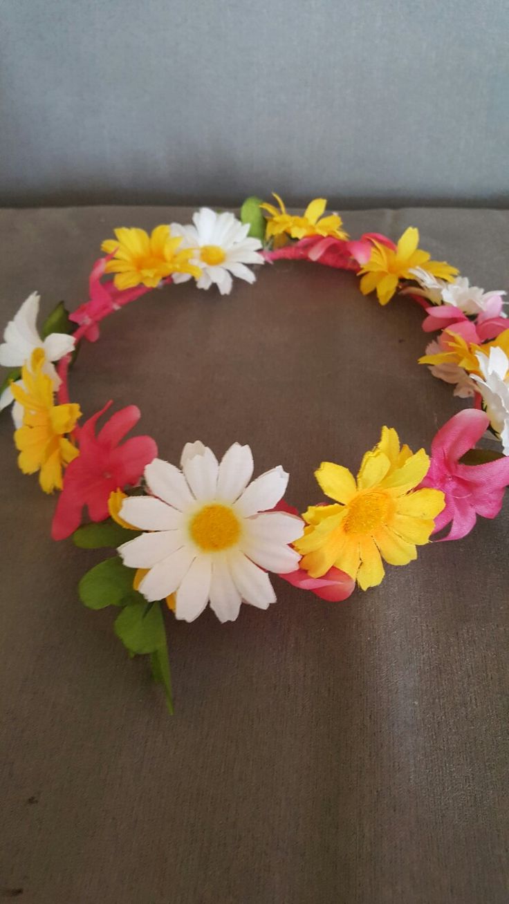 Diy flower crown. Origami Flower Crown, Paper Flower Tiara Diy, Handmade Flowers Headband With Structured Crown For Party, Handmade Flower Crown Headband For Party, Paper Flower Crown, Lei Po'o Flower Crowns, Aloha Party, Flower Tiara, Diy Flower Crown