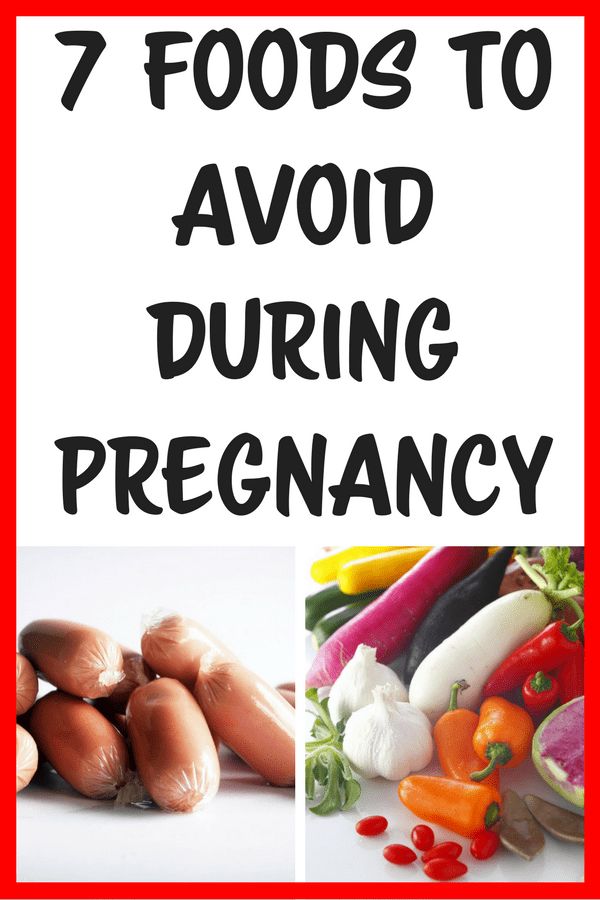 the words 7 foods to avoid during pregnant