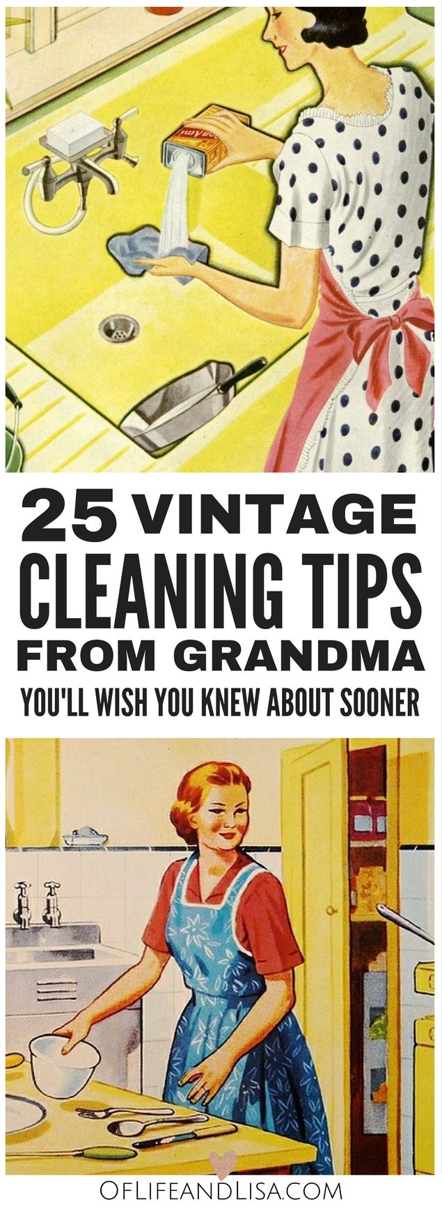 two vintage ads for cleaning tips from grandmas to you'll wish you knew about some