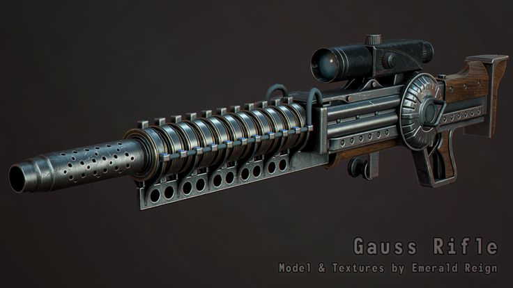 Gauss Rifle - Finished Fallout Women, Fallout Rpg, Fallout Cosplay, Fallout Concept Art, Trying To Survive, Fallout Game, New Vegas, Fallout Art, Fallout 3