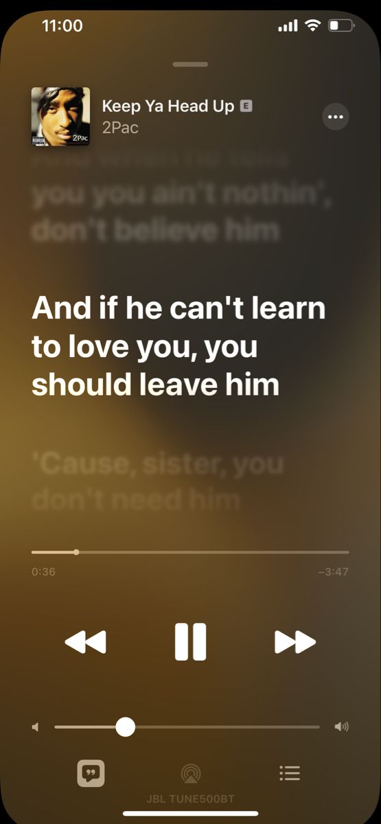 an iphone screen with the message'and if he can't learn to love you, you should leave him '