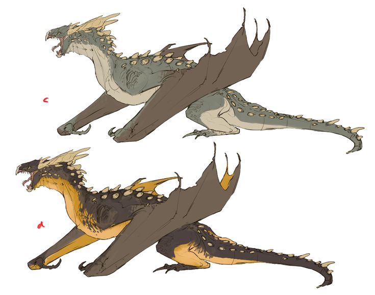 three different types of godzillas with their mouths open