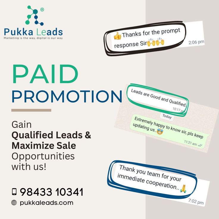 an advertisement for paid promotion with stickers on the front and back of each one