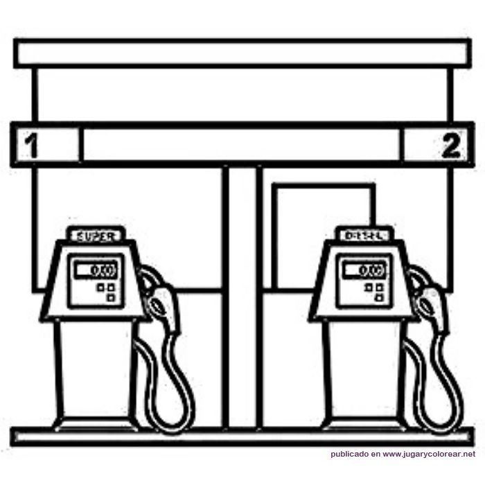 an image of two gas pumps with numbers on the top and bottom, in black and white