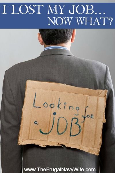 a man holding a cardboard sign that says, i lost my job now what?