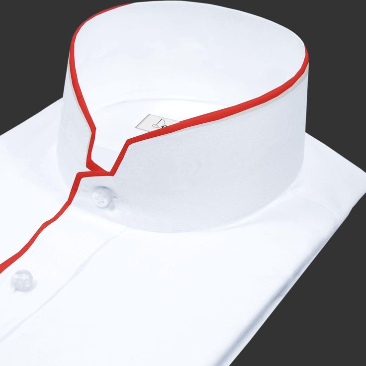 High Roman Stand collar Shirt Tailor-Made On Order shirt 𝘈 𝘩𝘪𝘨𝘩 𝘤𝘰𝘭𝘭𝘢𝘳 𝘴𝘩𝘪𝘳𝘵 𝘪𝘴 𝘢 𝘤𝘭𝘢𝘴𝘴𝘪𝘤 𝘢𝘯𝘥 𝘵𝘪𝘮𝘦𝘭𝘦𝘴𝘴 𝘴𝘵𝘺𝘭��𝘦 𝘵𝘩𝘢𝘵 𝘢𝘥𝘥𝘴 𝘢 𝘵𝘰𝘶𝘤𝘩 𝘰𝘧 𝘴𝘰𝘱𝘩𝘪𝘴𝘵𝘪𝘤𝘢𝘵𝘪𝘰𝘯 𝘵𝘰 𝘢𝘯𝘺 𝘰𝘶𝘵𝘧𝘪𝘵. 𝘛𝘩𝘪𝘴 𝘴𝘵𝘺𝘭𝘦 𝘧𝘦𝘢𝘵𝘶𝘳𝘦𝘴 𝘢 𝘤𝘰𝘭𝘭𝘢𝘳 𝘵𝘩𝘢𝘵 𝘴𝘵𝘢𝘯𝘥𝘴 𝘶𝘱 𝘢𝘯𝘥 𝘦𝘯𝘤𝘪𝘳𝘤𝘭𝘦𝘴 𝘵𝘩𝘦 𝘯𝘦𝘤𝘬, 𝘱𝘳𝘰𝘷𝘪𝘥𝘪𝘯𝘨 𝘢 𝘳𝘦𝘧𝘪𝘯𝘦𝘥 𝘢𝘯𝘥 𝘱𝘰𝘭𝘪𝘴𝘩𝘦𝘥 𝘭𝘰𝘰𝘬. 𝘐𝘵'𝘴 𝘢 𝘷𝘦𝘳𝘴𝘢𝘵𝘪𝘭𝘦 𝘱𝘪𝘦𝘤𝘦 𝘰𝘧 𝘤𝘭𝘰𝘵𝘩𝘪𝘯𝘨 Men White Shirt, Morning Coat, High Collar Shirts, Mandarin Collar Shirt, Collar Shirt Men, Stand Collar Shirt, Mens Dress Shirts, Double Cuff, White Shirt Men