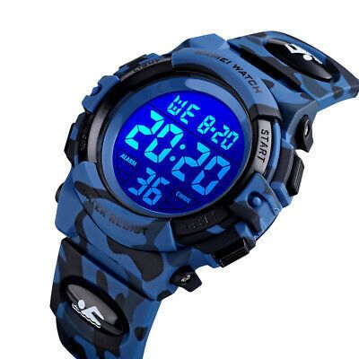 Kids Watch, Military Kids, Cute Watches, Childrens Watches, Swiss Army Watches, Led Watch, Camouflage Green, Green Girl, Waterproof Led