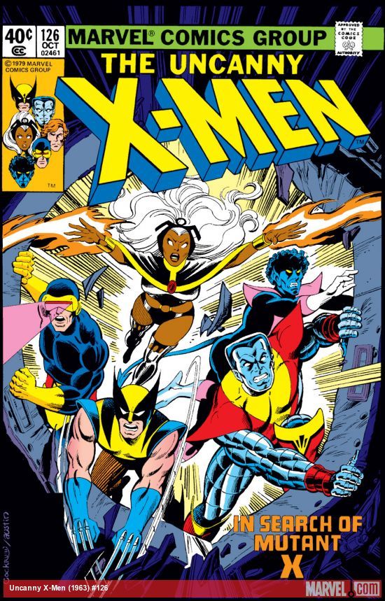 the cover to x - men comic book