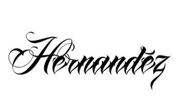 the word amandaz written in cursive writing on a white background with black ink