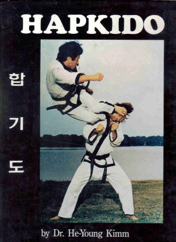 the book has two men doing karate