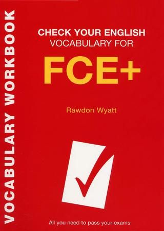 a book with the words, check your english dictionary for fce +