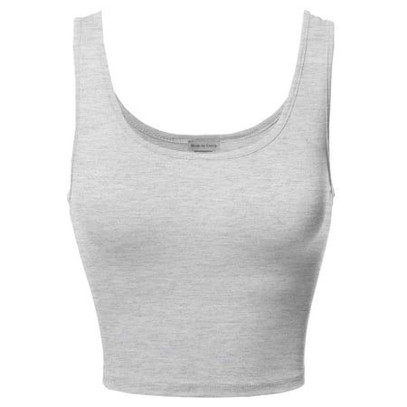 White Crop Tank, Shirts Crop, Sleeveless Shirts, Crop Tank Top, Crop Top Shirts, Womens Basic, Junior Outfits, Sleeveless Crop Top, Dream Clothes