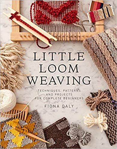 the book cover for little loom weaving