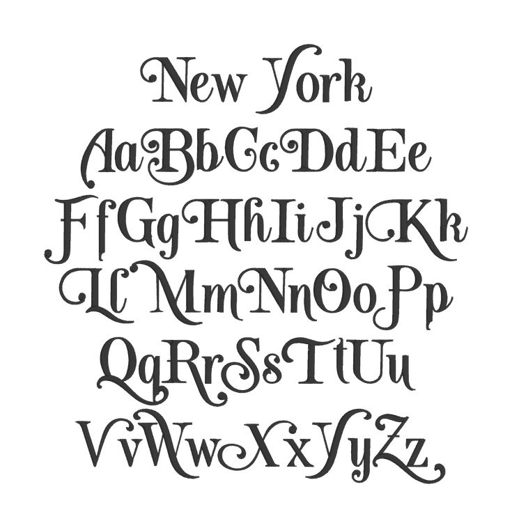 the upper and lower letters are drawn in black ink