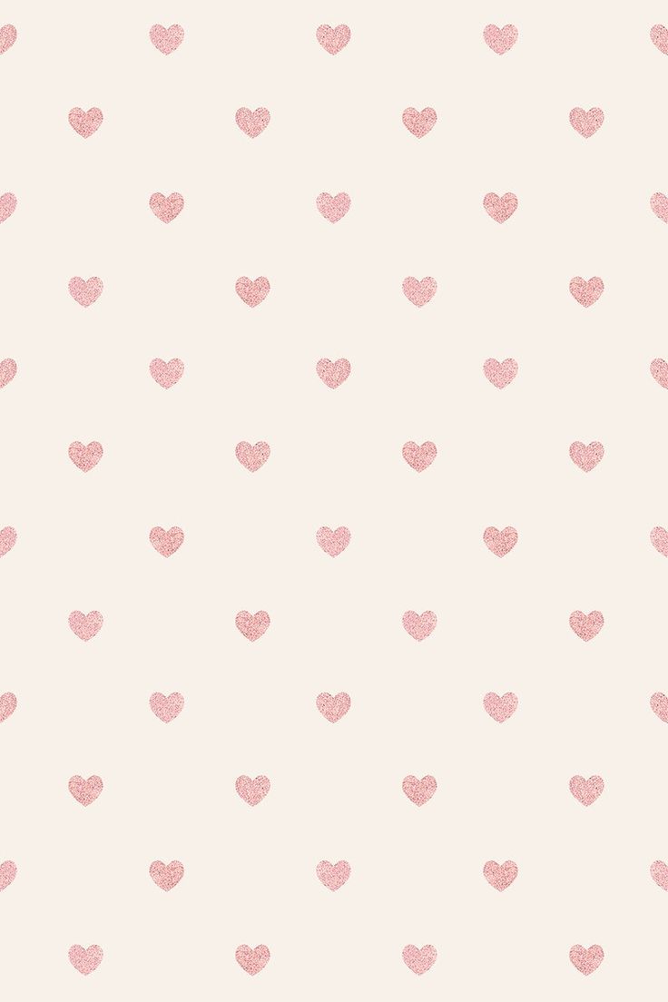 a pink heart pattern on a white background