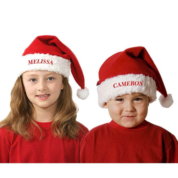 Kids personalized Santa Hats - Adjustable Santa Hats for Kids - Snug As A Bug Hats For Kids, Santa Hats, A Bug, Personalized Christmas Gifts, Christmas Gifts For Kids, Kids Hats, Personalised Kids, Santa Hat, Kids Christmas