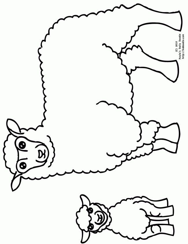 Free Printable Pictures Of Sheep Free Printable Coloring Coloring Pages Free Applique Patterns Applique Patterns