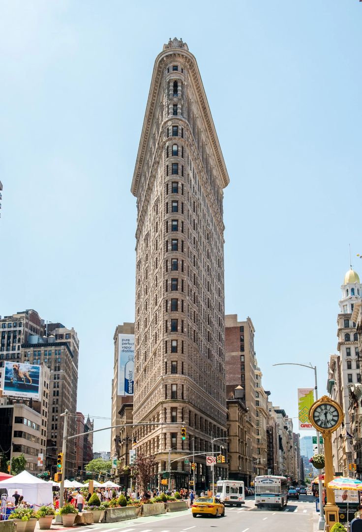 the flat iron building in new york city is one of many historic buildings that have been restored