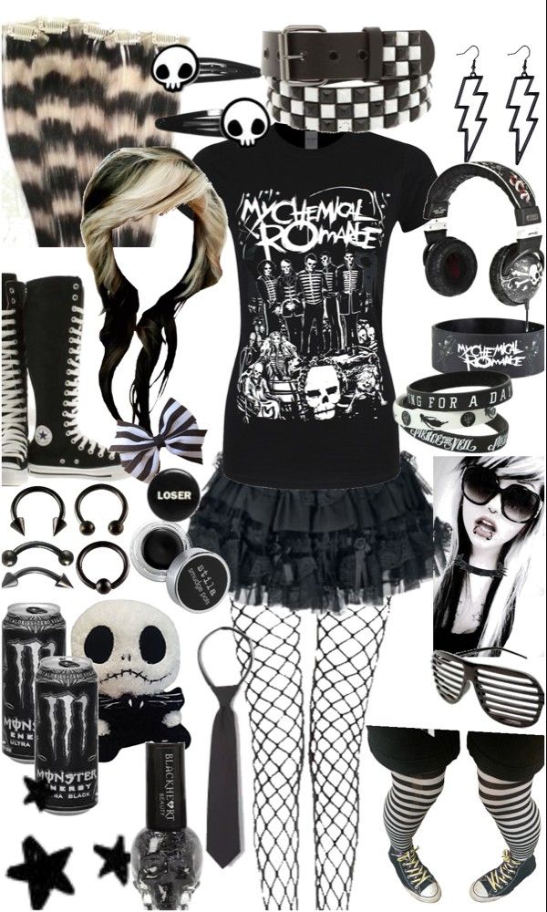 Myspace Outfit, Classic Emo Outfits, Grunge Scene Outfits, Goth Scene Outfits, Emo Goth Clothes, 00s Emo Fashion, Emo Girl Clothes, Actual Emo Outfits, Scene Outfits Ideas