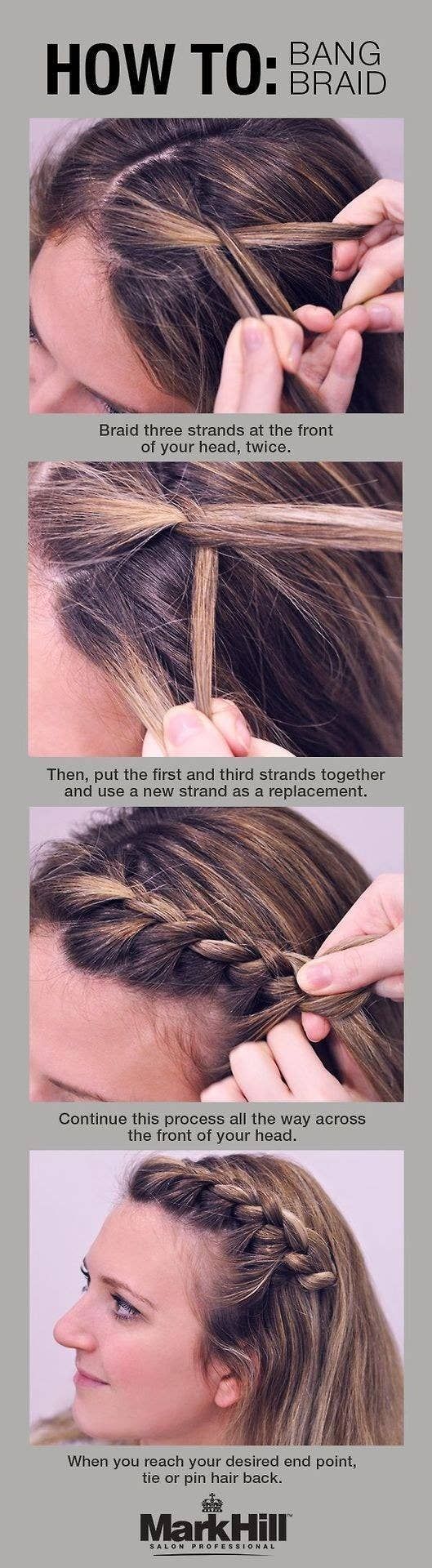 Braid Bangs, Pixie Undercut, Diy Updo, How To Braid, Braided Bangs, Super Hair, Straight Bob, Winter Nail, Easy Braids