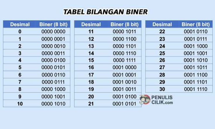 Bilangan Biner Cara Menghitung Fungsi Penjumlahan Operasi Penulis Cilik 8 Bit Operasi Tulisan