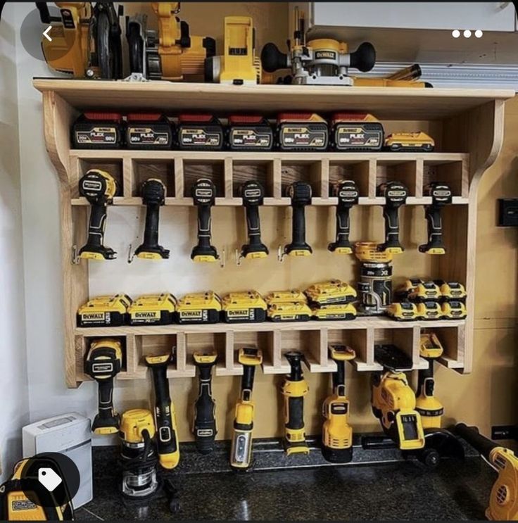 a room filled with lots of power tools