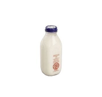 a bottle of milk on a white background